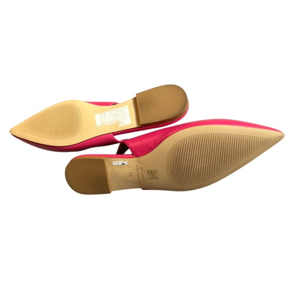 NEW Stuart Weitzman Mara Leather Slingback Flat in Pink ORIG$395 - Size 7.5 - Picture 8 of 8